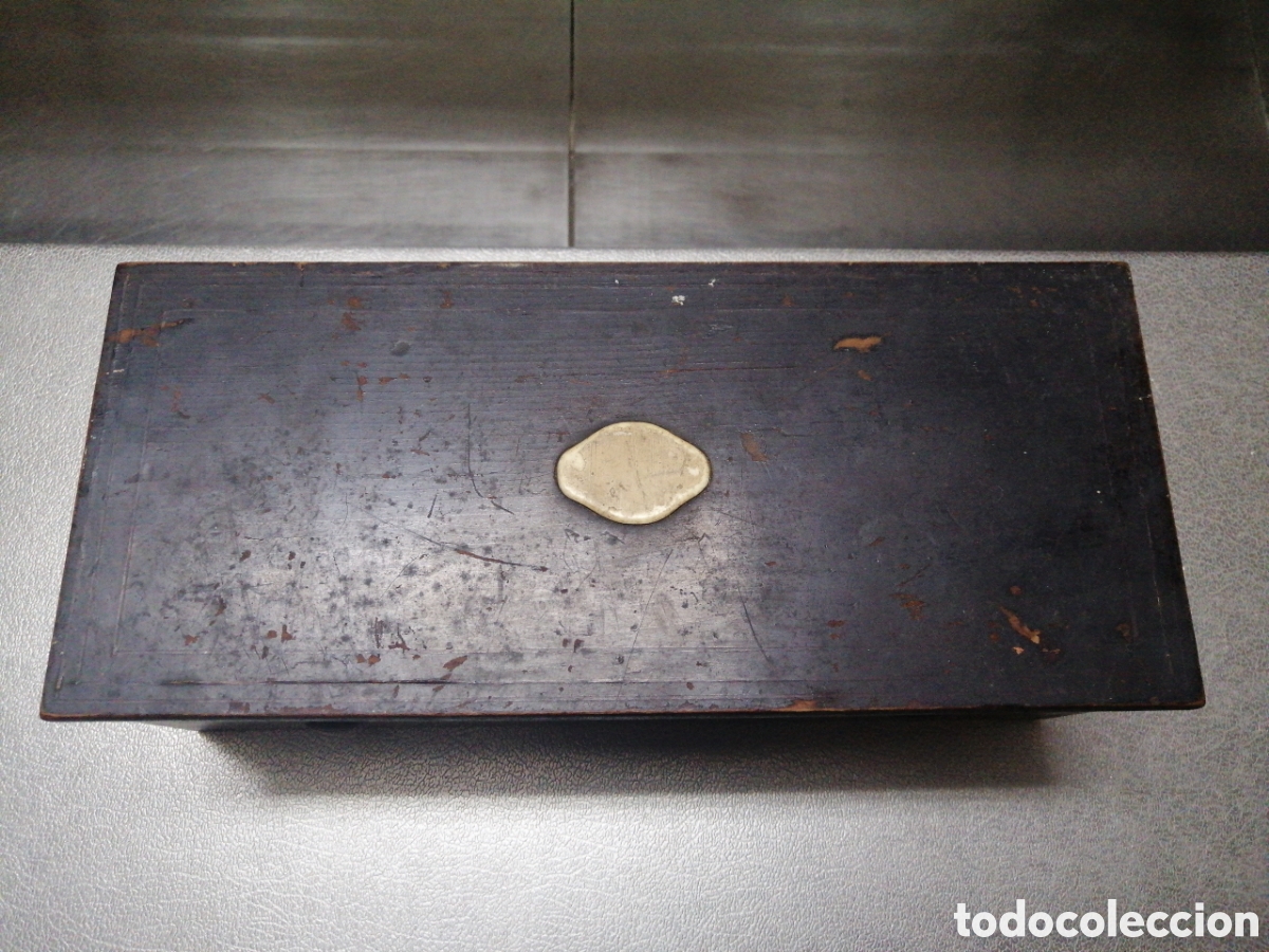 Gram&oacute;fonos y gramolas: Caja de m&uacute;sica de cilindro - Foto 2