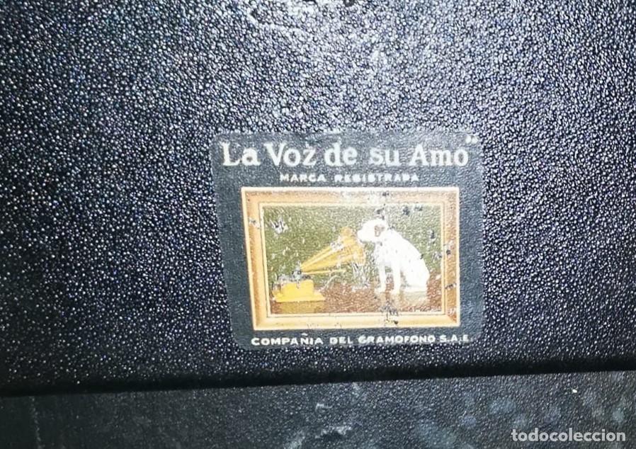 Gram&oacute;fonos y gramolas: Gram&oacute;fono La Voz de su Amo, en funcionamiento - Foto 6