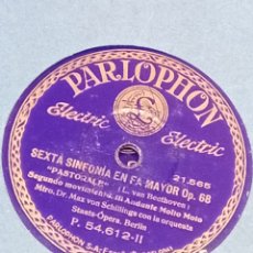 Gramófonos y gramolas: ALBUM CON 4 DISCOS GRAMÓFONOS. SINTONÍA N⁰6 DE BEETHOVEN.
