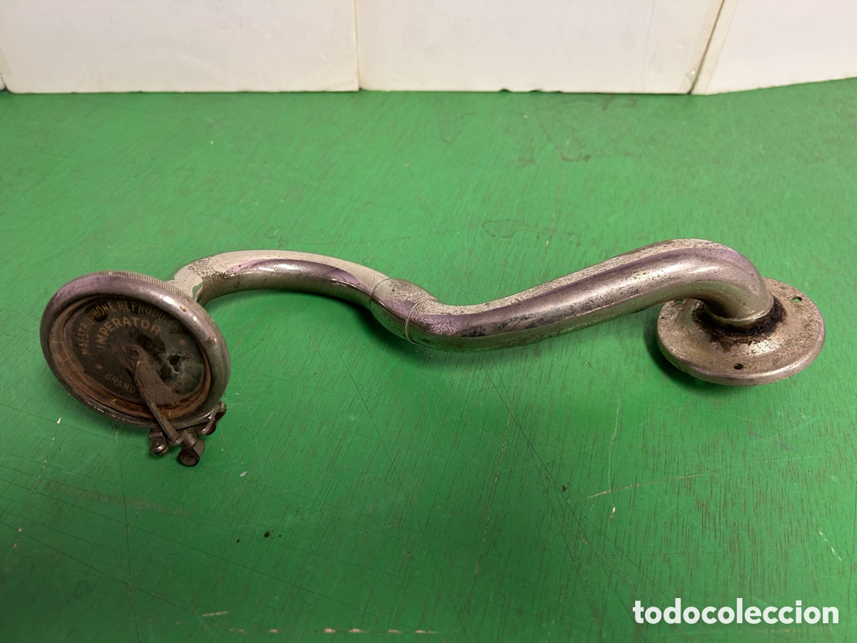 Gram&oacute;fonos y gramolas: BRAZO Y DIAFRAGMA PARA GRAMOFONO - Foto 2