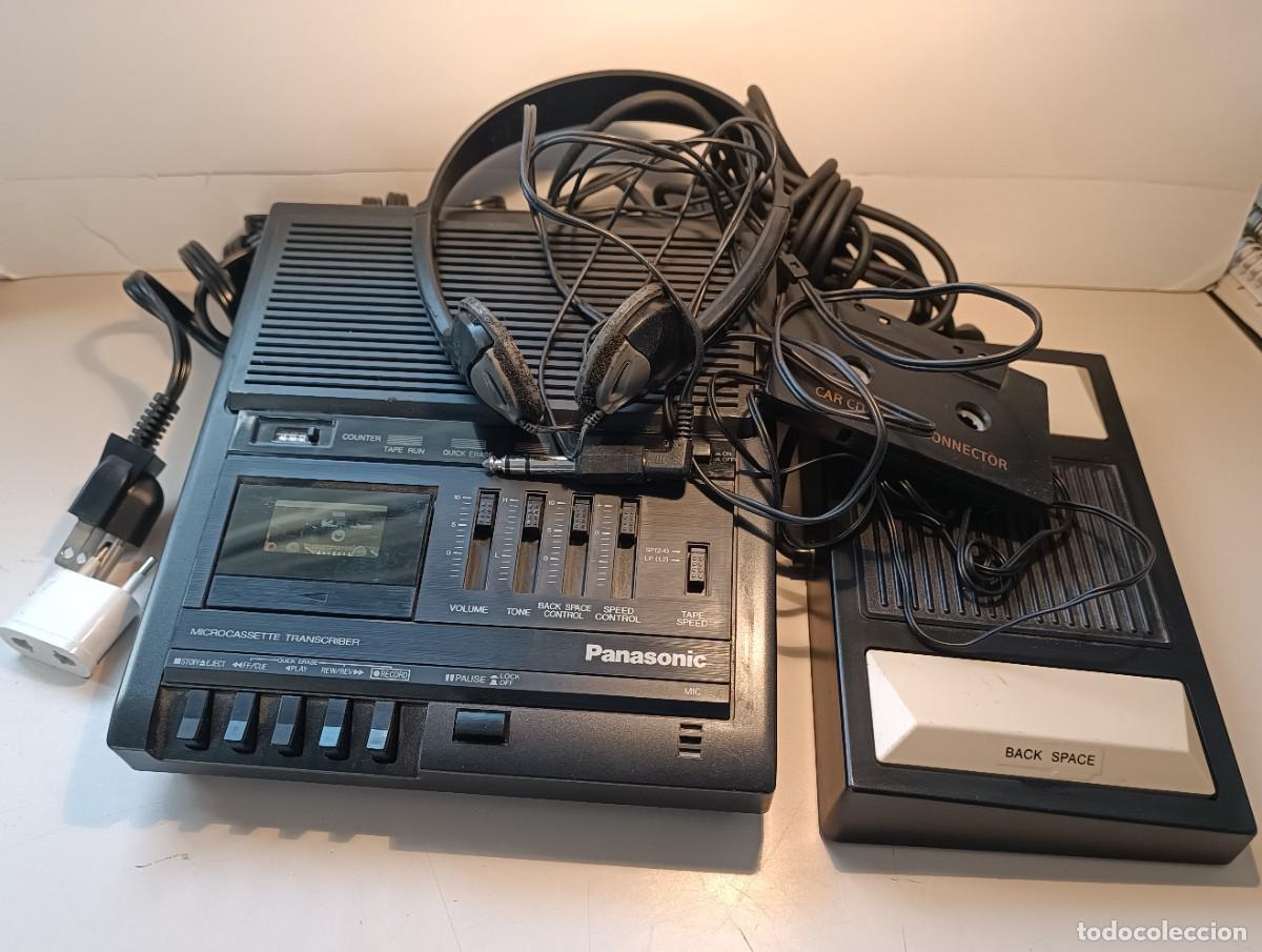Gram&oacute;fonos y gramolas: VTG Panasonic MicroCassette Transcriber RR-930 - Foto 1