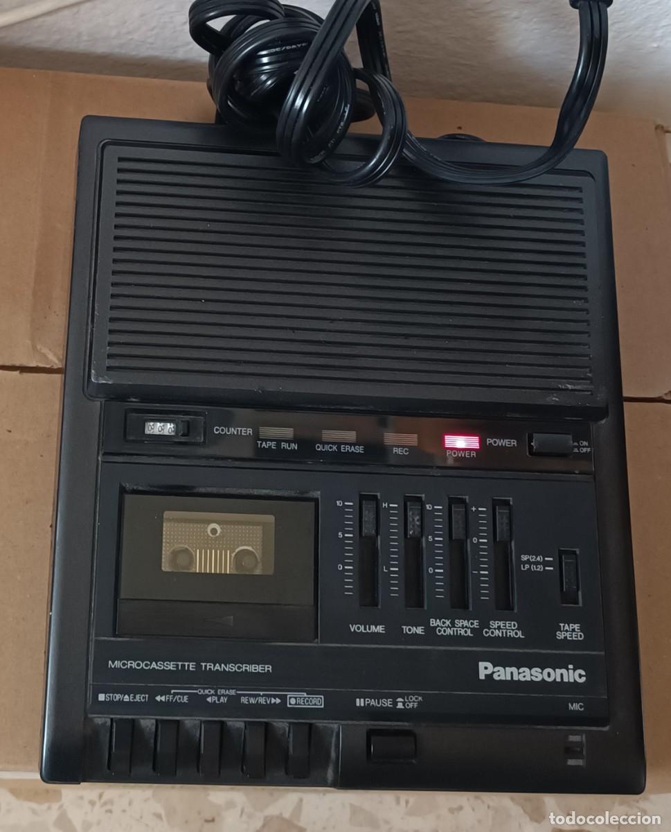 Gram&oacute;fonos y gramolas: VTG Panasonic MicroCassette Transcriber RR-930 - Foto 2