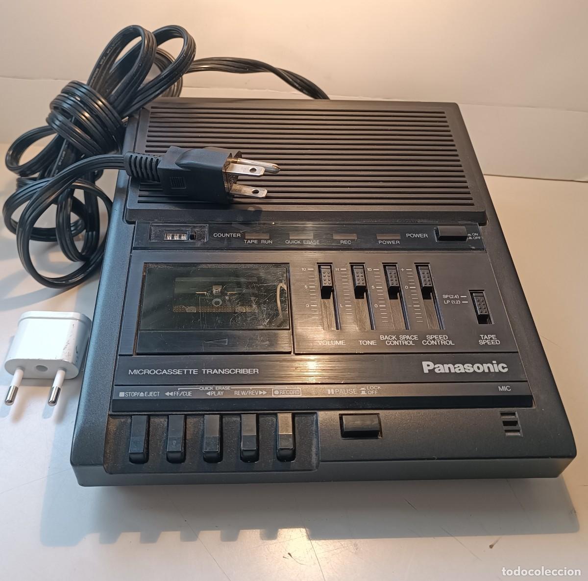 Gram&oacute;fonos y gramolas: VTG Panasonic MicroCassette Transcriber RR-930 - Foto 3