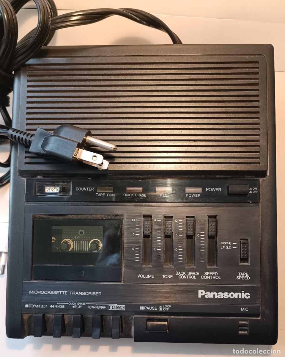 Gram&oacute;fonos y gramolas: VTG Panasonic MicroCassette Transcriber RR-930 - Foto 4