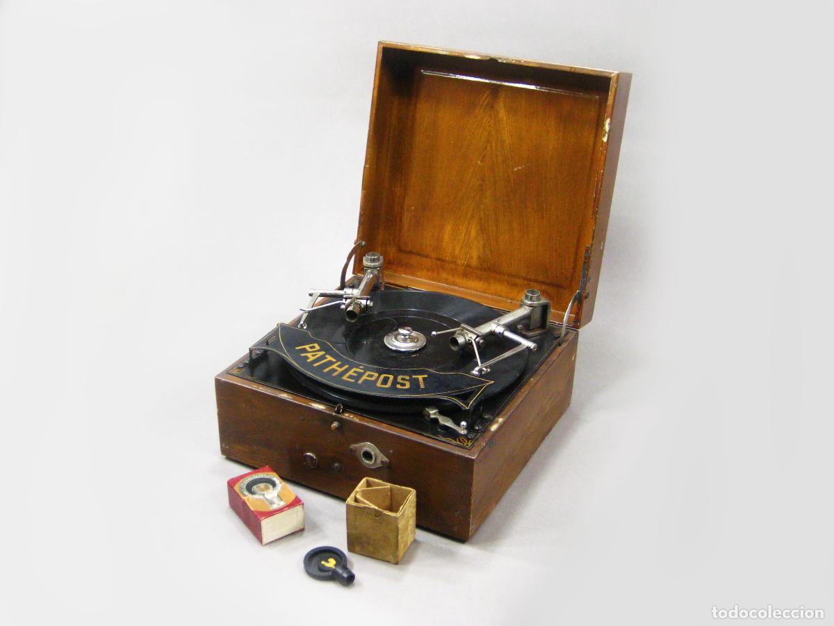 Gram&oacute;fonos y gramolas: GRAM&Oacute;FONO PATH&Eacute;POST. CARTE POSTALE. GRAMOPHONE. - Foto 1