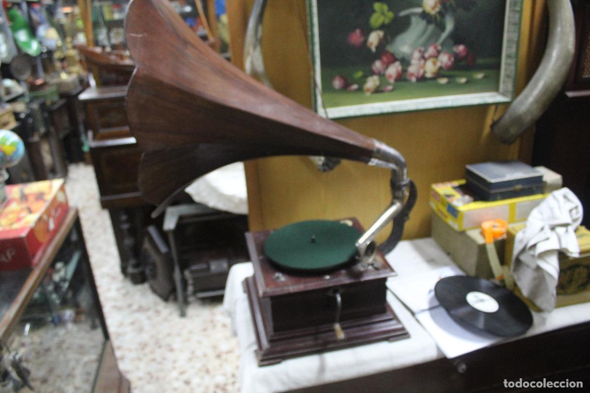 Gram&oacute;fonos y gramolas: Gramofono Sinfonia Funcionando - Foto 2