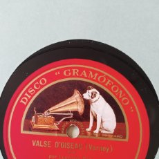 Gramófonos y gramolas: DISCO DE GRAMÓFONO ”VALSE D'OISEAU” POR LUCREXIA BORI