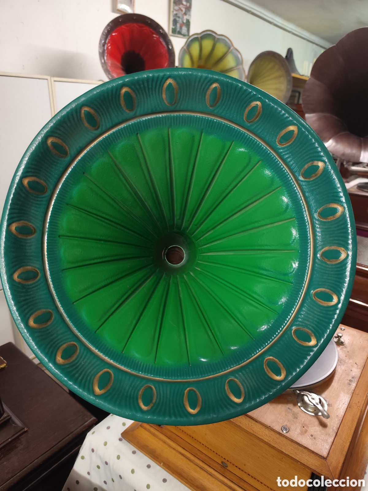 Gram&oacute;fonos y gramolas: 1 Gram&oacute;fono Gramophone y otro de Casa Werner - Foto 4