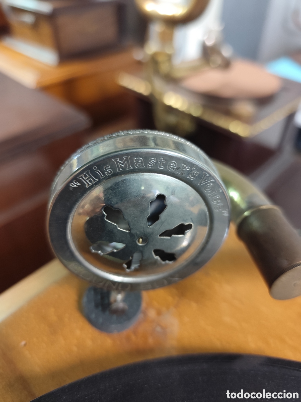 Gram&oacute;fonos y gramolas: 1 Gram&oacute;fono Gramophone y otro de Casa Werner - Foto 5