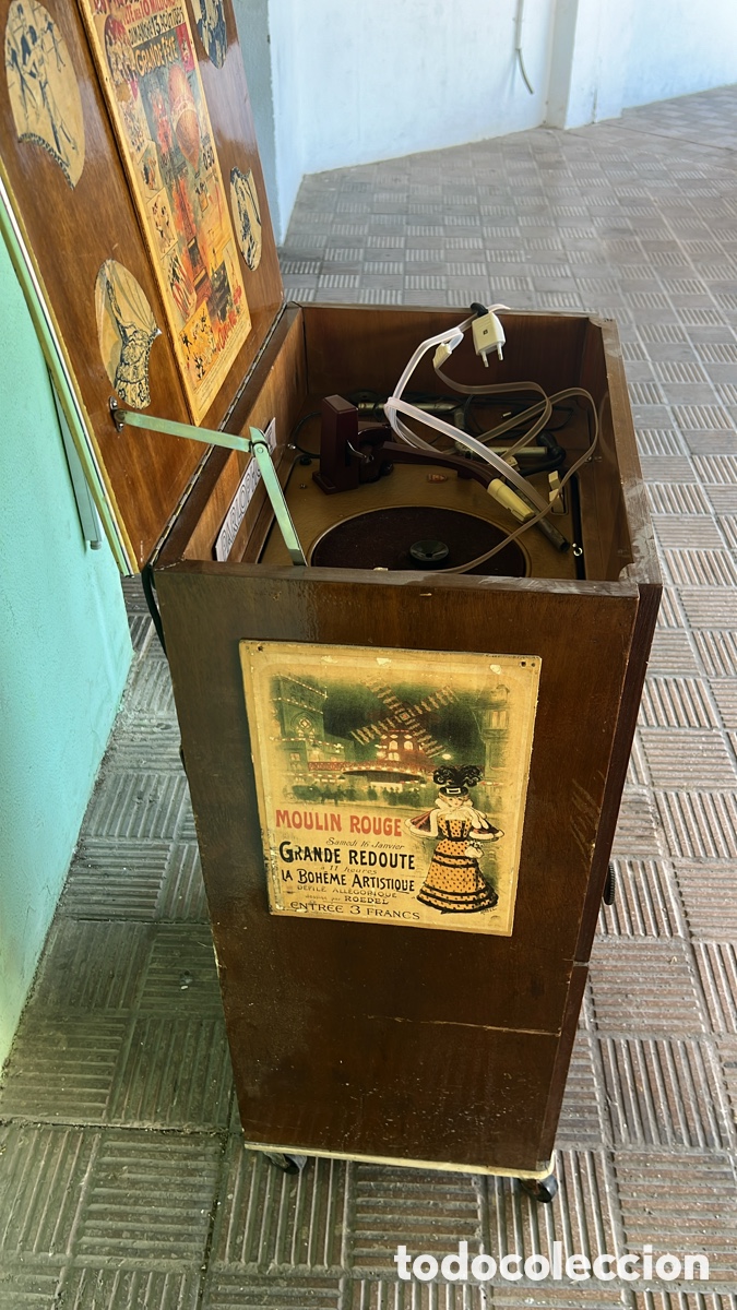 Gram&oacute;fonos y gramolas: MUEBLE GRAM&Oacute;FONO PARLOPHONE - Foto 5