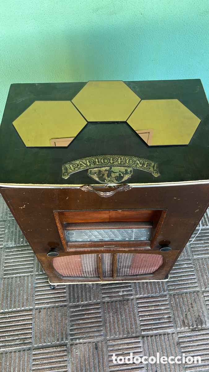 Gram&oacute;fonos y gramolas: MUEBLE GRAM&Oacute;FONO PARLOPHONE - Foto 6
