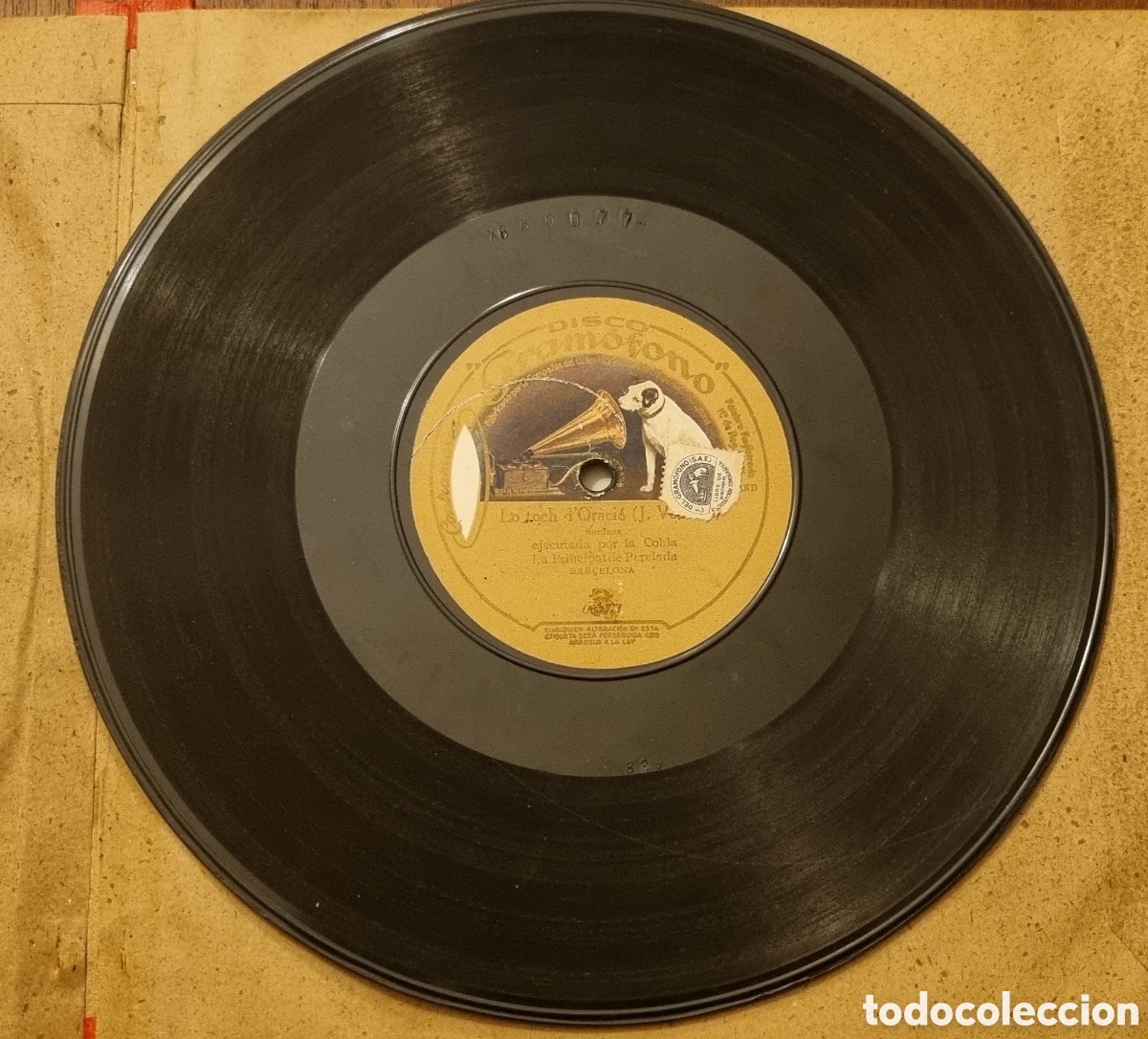 Gram&oacute;fonos y gramolas: Discos gramola, gram&oacute;fono, en perfeto estado - Foto 4