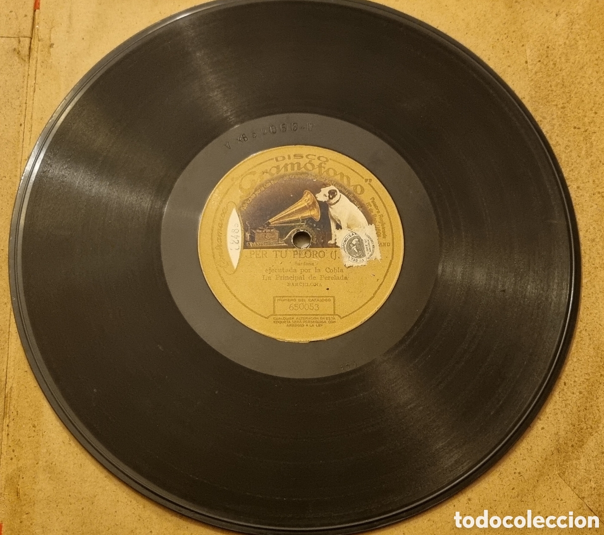 Gram&oacute;fonos y gramolas: Discos gramola, gram&oacute;fono, en perfeto estado - Foto 5