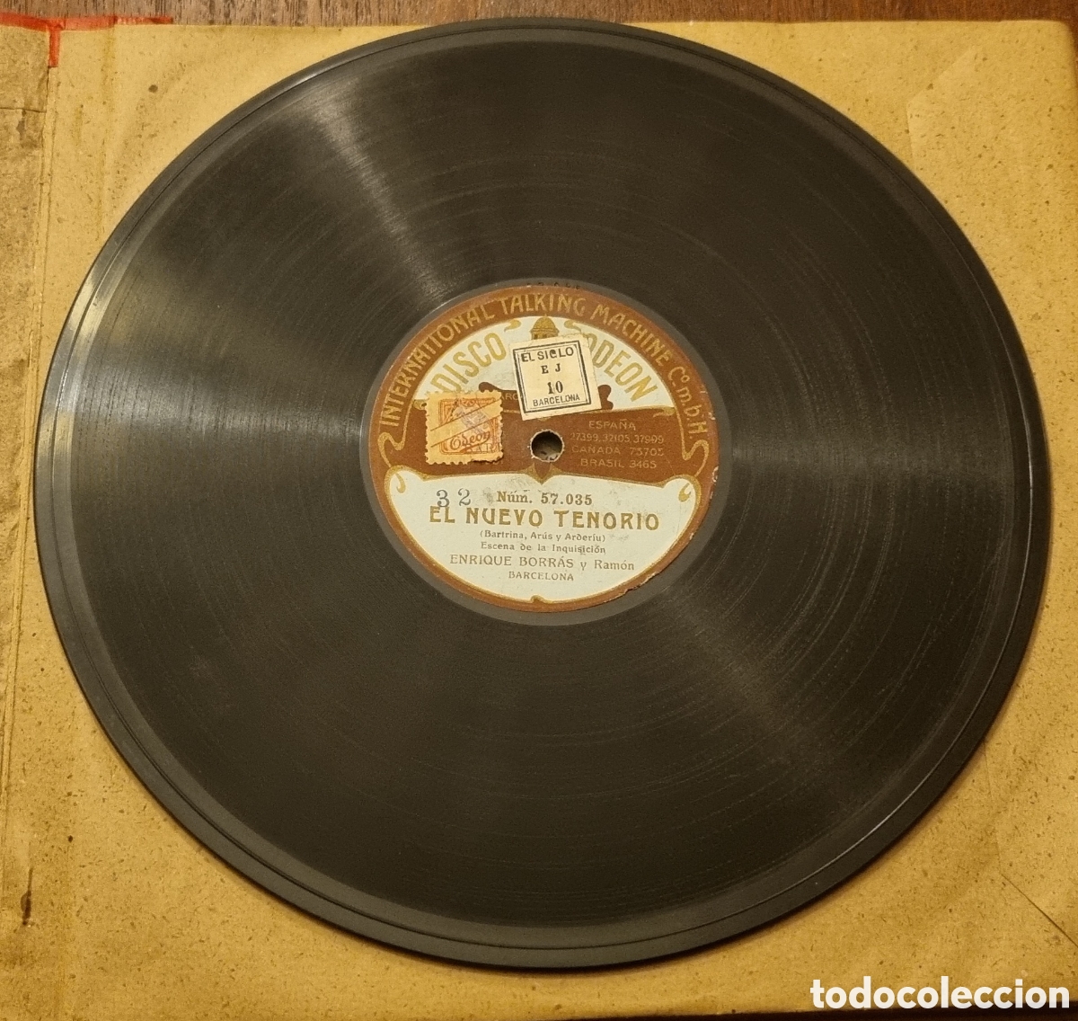 Gram&oacute;fonos y gramolas: Discos gramola, gram&oacute;fono, en perfeto estado - Foto 8