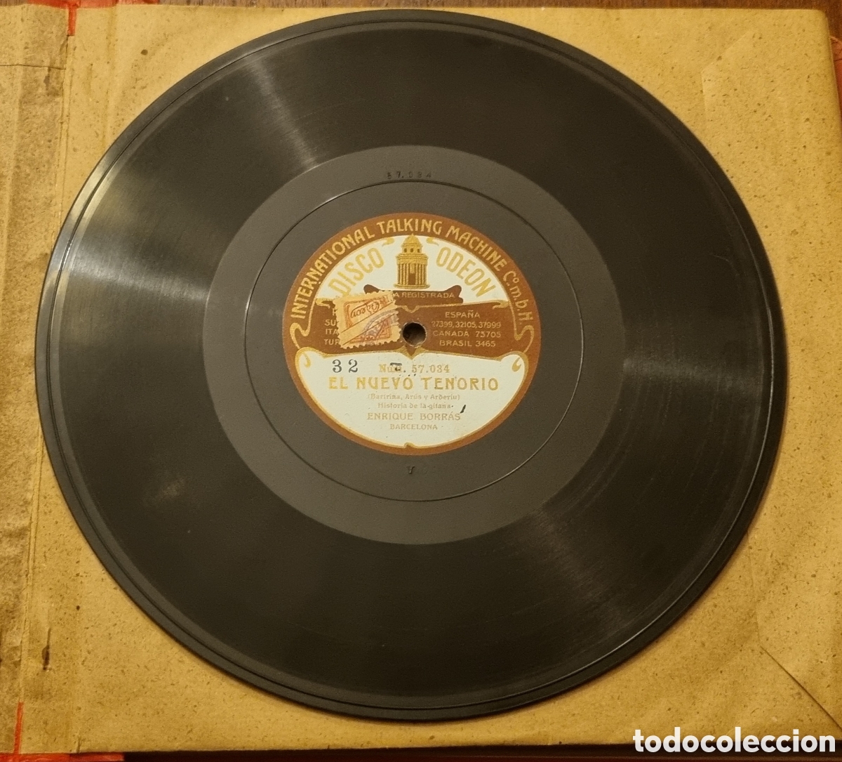 Gram&oacute;fonos y gramolas: Discos gramola, gram&oacute;fono, en perfeto estado - Foto 9