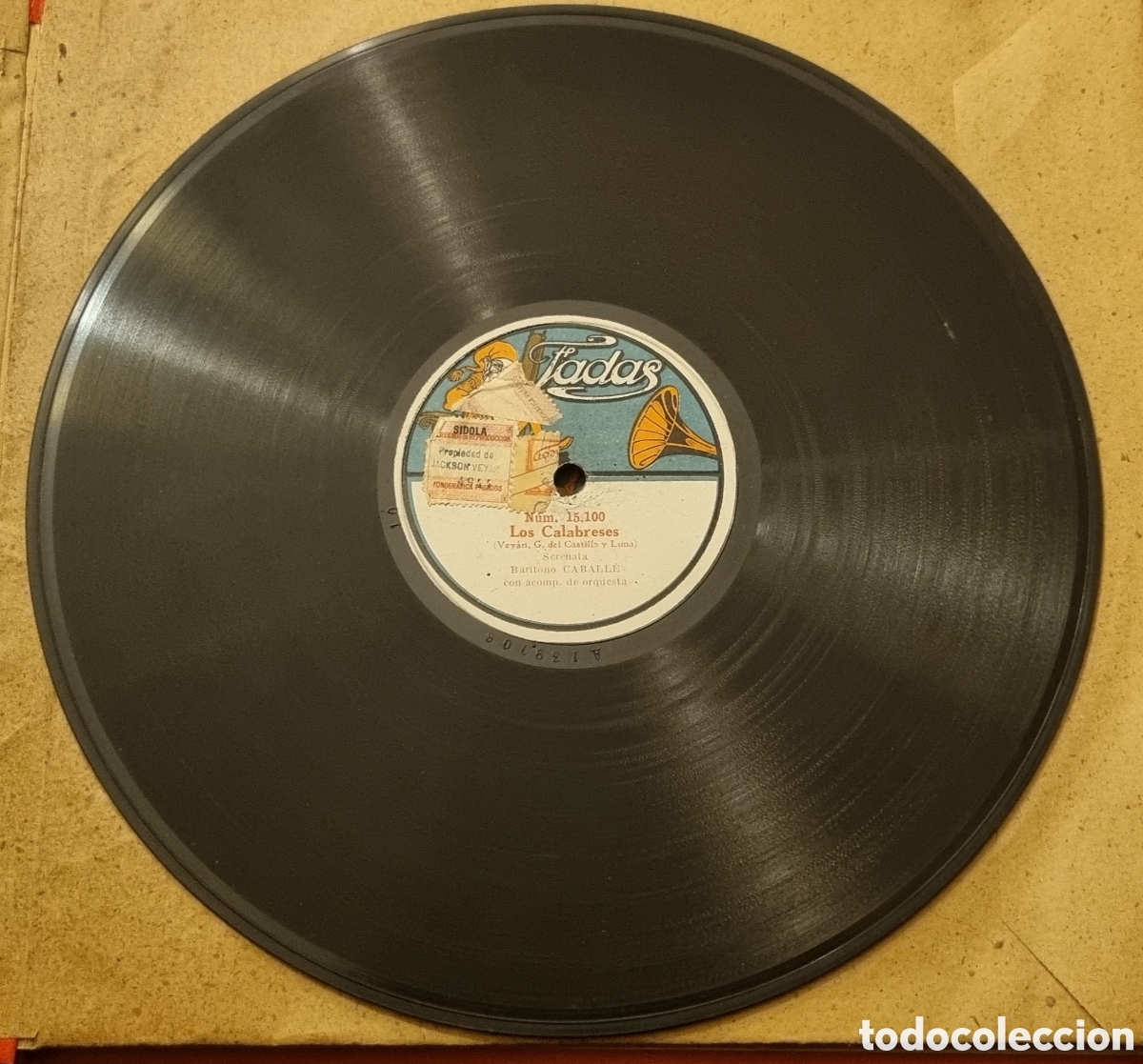 Gram&oacute;fonos y gramolas: Discos gramola, gram&oacute;fono, en perfeto estado - Foto 16