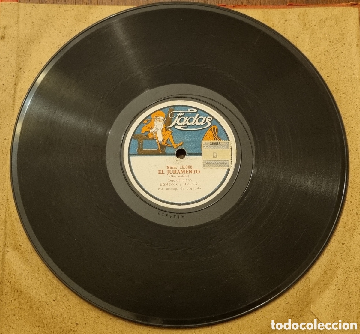 Gram&oacute;fonos y gramolas: Discos gramola, gram&oacute;fono, en perfeto estado - Foto 18