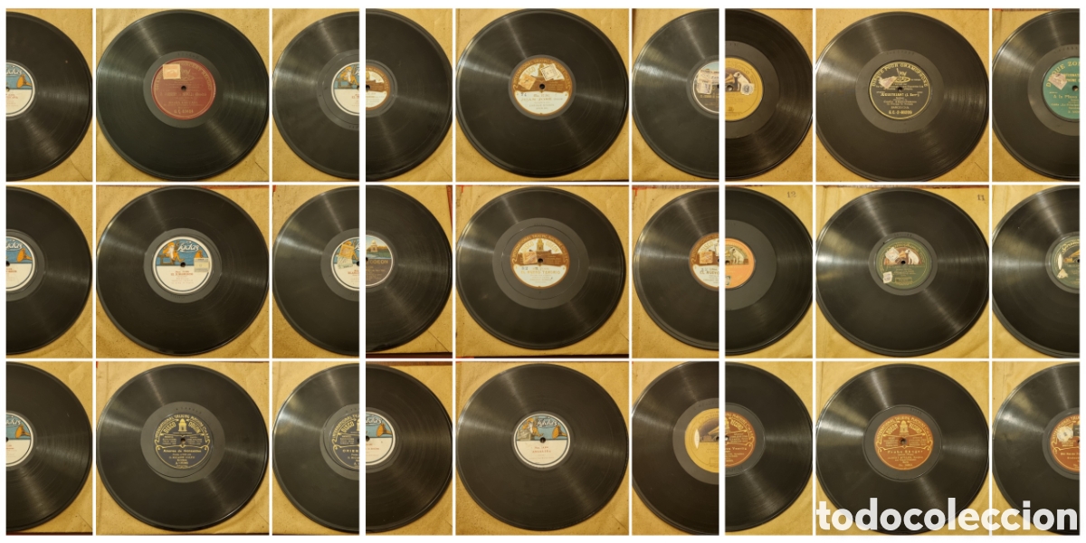 Gram&oacute;fonos y gramolas: Discos gram&oacute;fono en perfecto estado - Foto 2