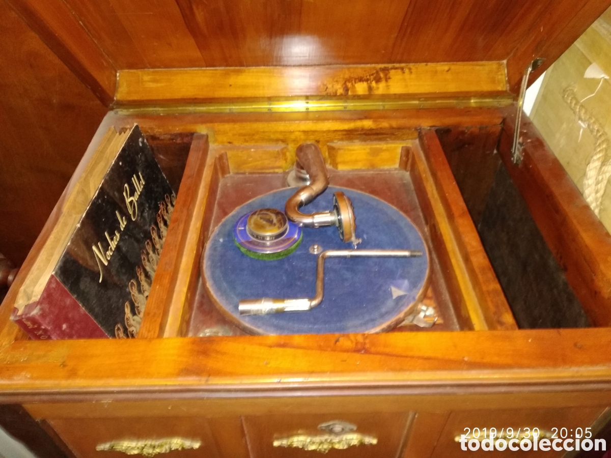 Gram&oacute;fonos y gramolas: MUEBLE GRAM&Oacute;FONO EN FUNCIONAMIENTO - Foto 5