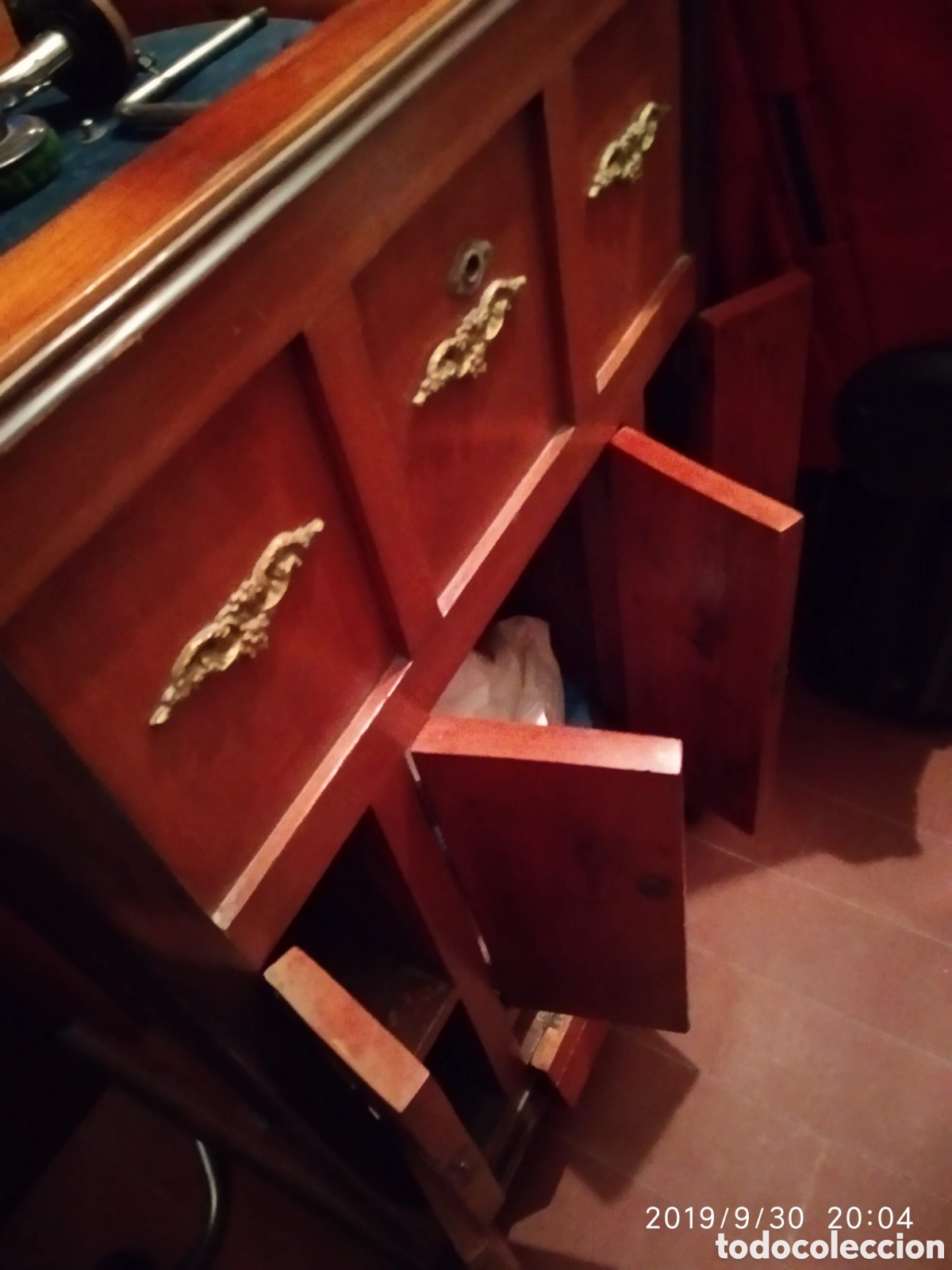 Gram&oacute;fonos y gramolas: MUEBLE GRAM&Oacute;FONO EN FUNCIONAMIENTO - Foto 3