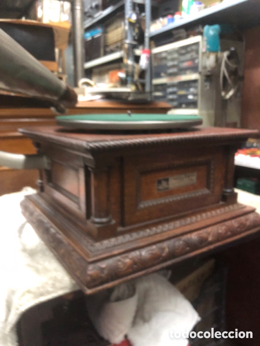 Gram&oacute;fonos y gramolas: Gram&oacute;fono de la compa&ntilde;&iacute;a francesa del gramophone - Foto 2