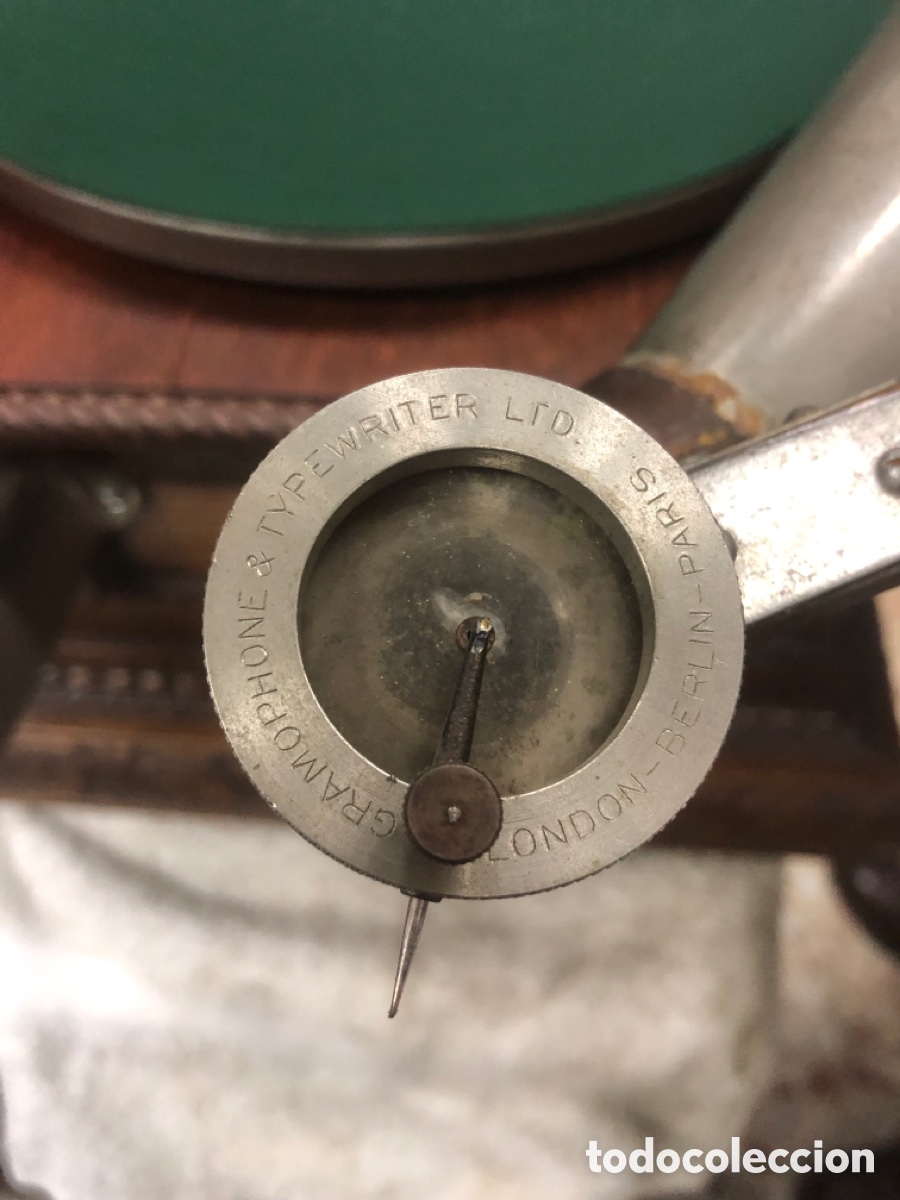 Gram&oacute;fonos y gramolas: Gram&oacute;fono de la compa&ntilde;&iacute;a francesa del gramophone - Foto 5