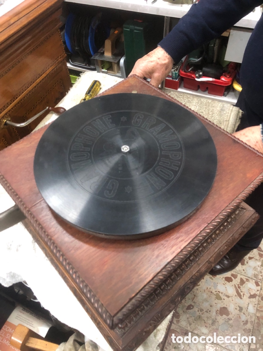 Gram&oacute;fonos y gramolas: Gram&oacute;fono de la compa&ntilde;&iacute;a francesa del gramophone - Foto 9