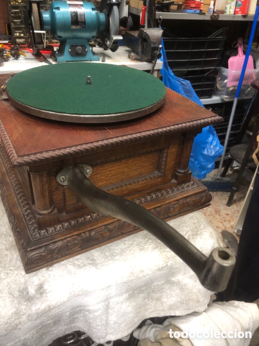 Gram&oacute;fonos y gramolas: Gram&oacute;fono de la compa&ntilde;&iacute;a francesa del gramophone - Foto 15