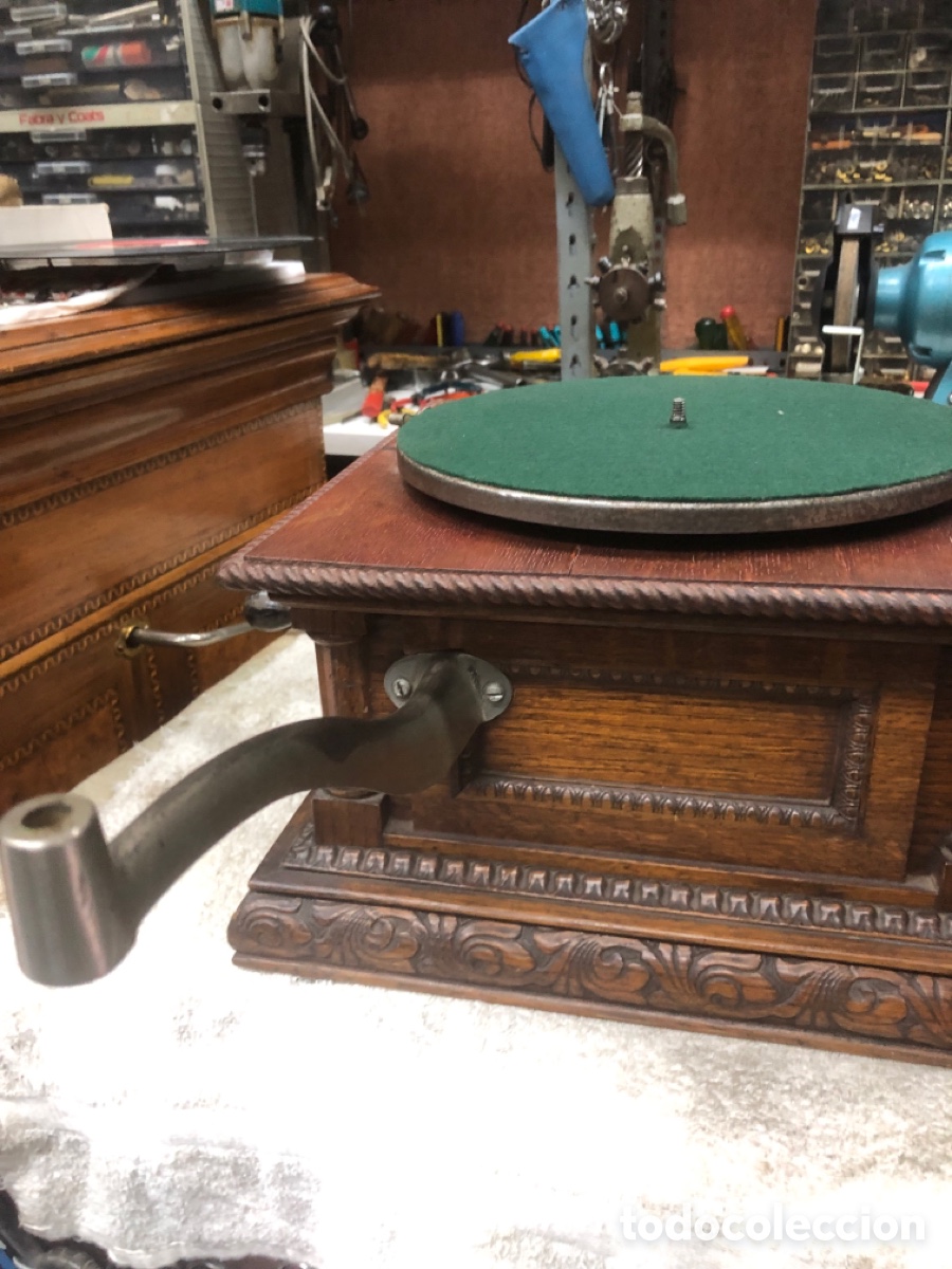 Gram&oacute;fonos y gramolas: Gram&oacute;fono de la compa&ntilde;&iacute;a francesa del gramophone - Foto 16