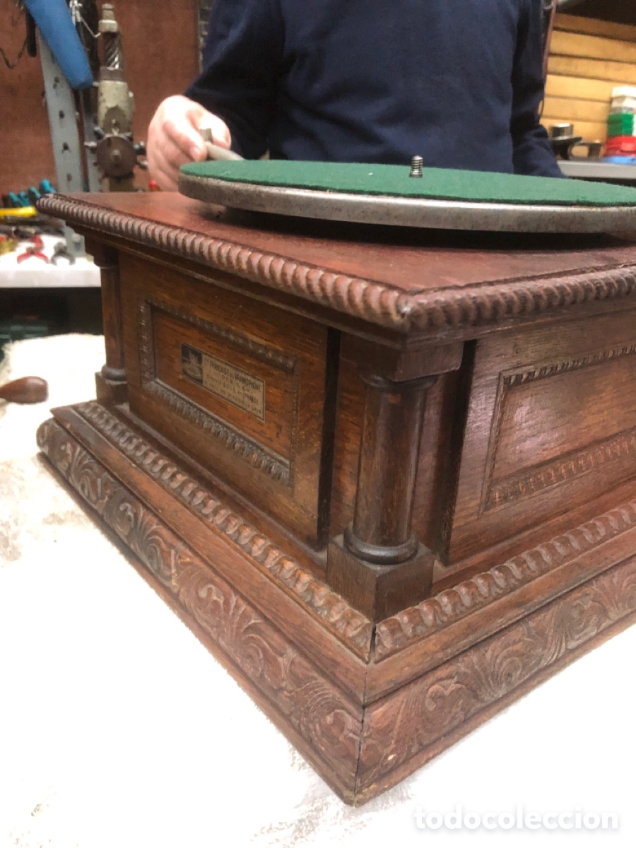 Gram&oacute;fonos y gramolas: Gram&oacute;fono de la compa&ntilde;&iacute;a francesa del gramophone - Foto 17
