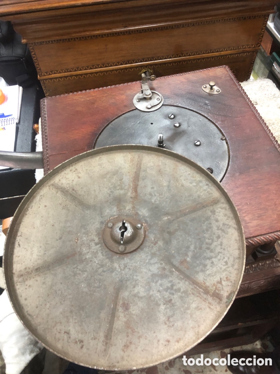 Gram&oacute;fonos y gramolas: Gram&oacute;fono de la compa&ntilde;&iacute;a francesa del gramophone - Foto 21