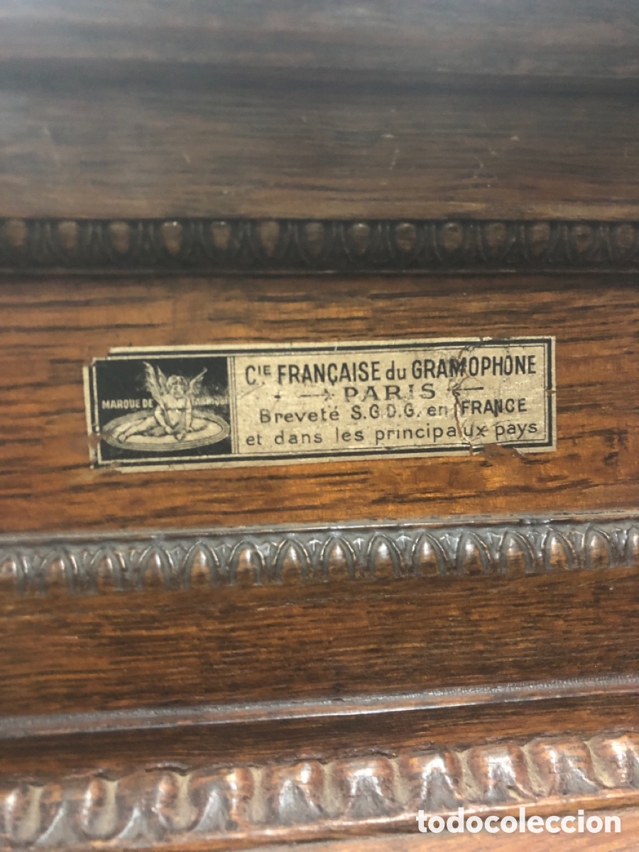 Gram&oacute;fonos y gramolas: Gram&oacute;fono de la compa&ntilde;&iacute;a francesa del gramophone - Foto 23
