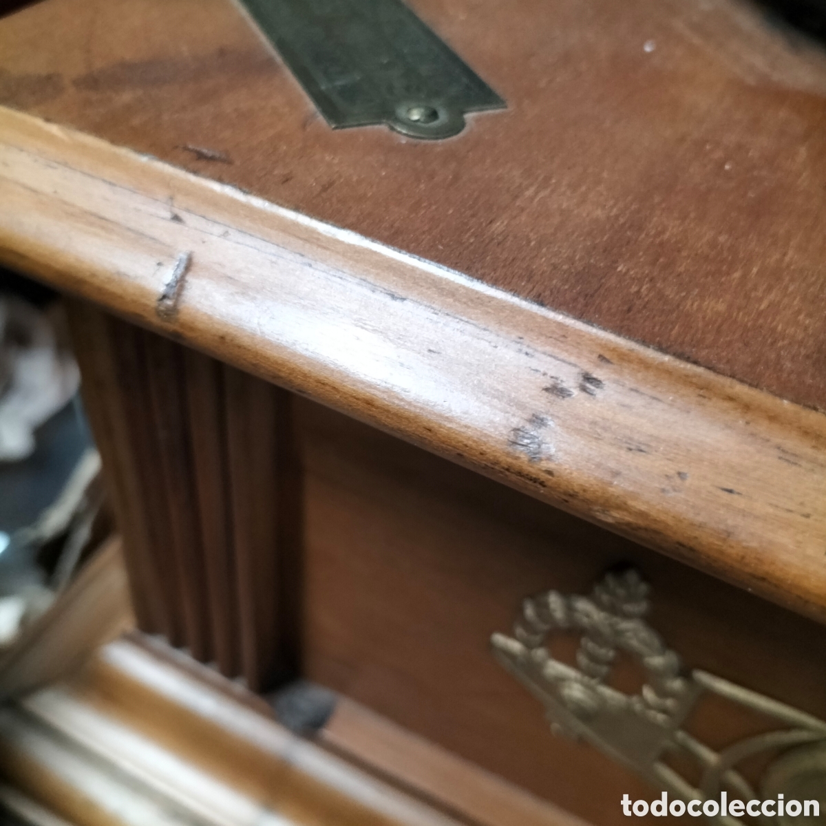 Gram&oacute;fonos y gramolas: Gramofono con trompa de madera - Foto 19
