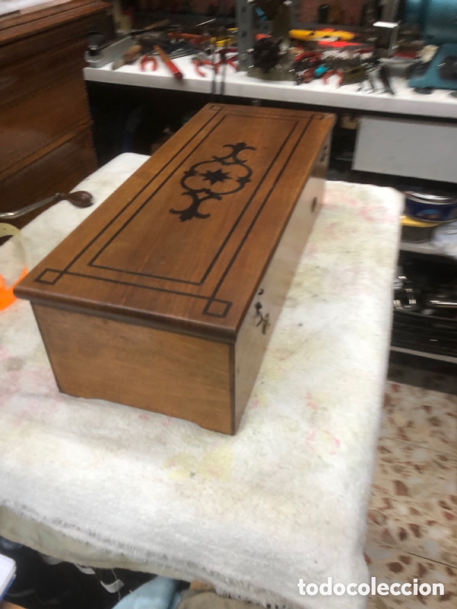 Gram&oacute;fonos y gramolas: Caja de m&uacute;sica funcionando - Foto 4
