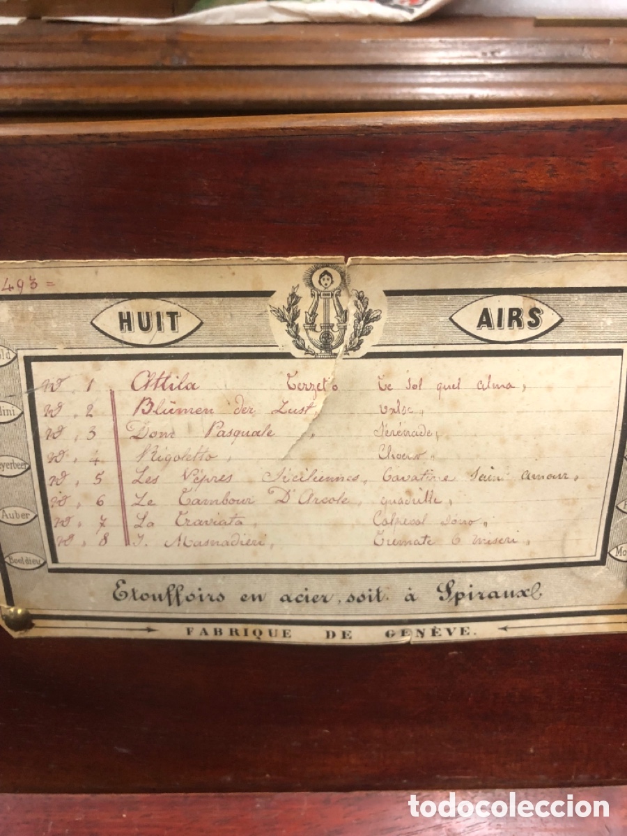 Gram&oacute;fonos y gramolas: Caja de m&uacute;sica funcionando - Foto 8