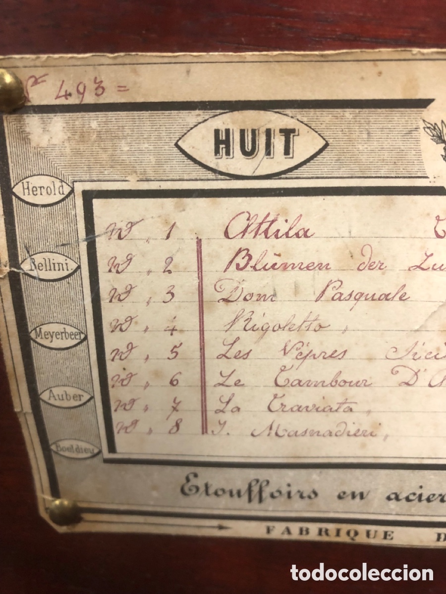 Gram&oacute;fonos y gramolas: Caja de m&uacute;sica funcionando - Foto 9