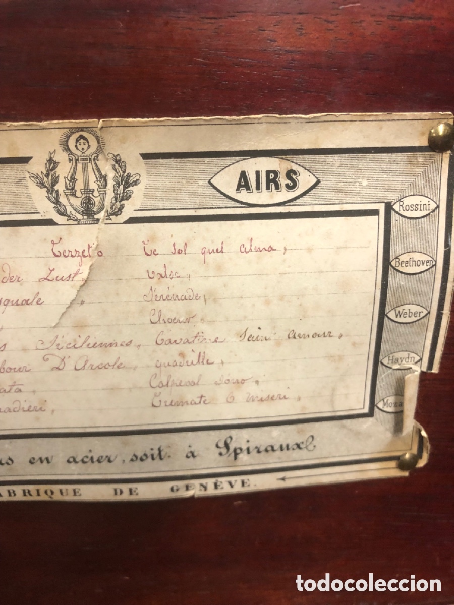 Gram&oacute;fonos y gramolas: Caja de m&uacute;sica funcionando - Foto 10