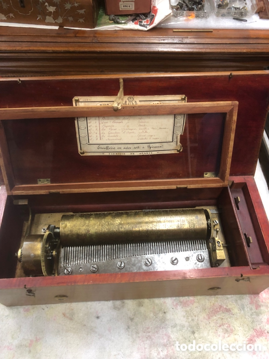 Gram&oacute;fonos y gramolas: Caja de m&uacute;sica funcionando - Foto 11