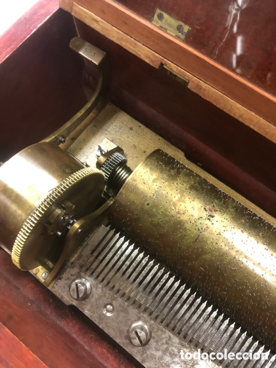 Gram&oacute;fonos y gramolas: Caja de m&uacute;sica funcionando - Foto 13