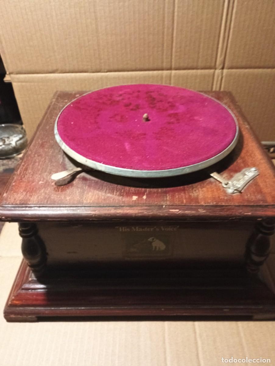 Gram&oacute;fonos y gramolas: GRAMOFONO-HIS MASTERS VOICE-COMPLETO. - Foto 1