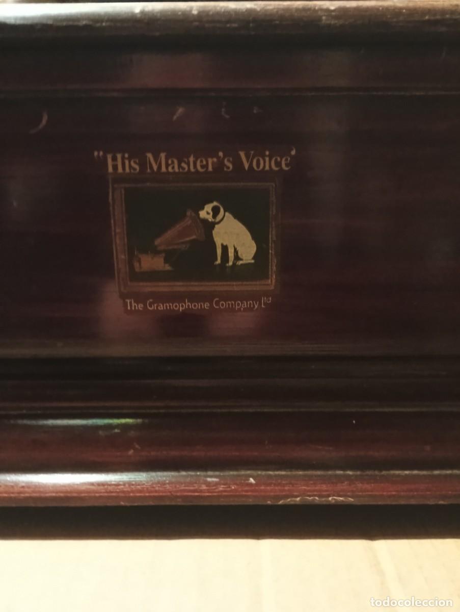 Gram&oacute;fonos y gramolas: GRAMOFONO-HIS MASTERS VOICE-COMPLETO. - Foto 4