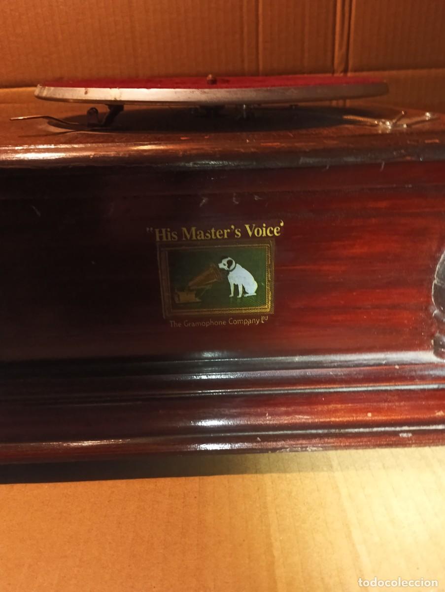 Gram&oacute;fonos y gramolas: GRAMOFONO-HIS MASTERS VOICE-COMPLETO. - Foto 5