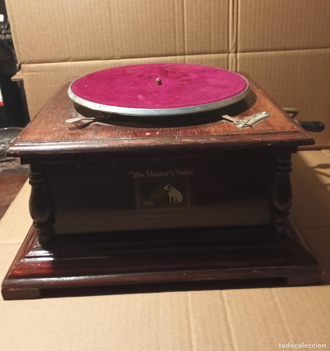 Gram&oacute;fonos y gramolas: GRAMOFONO-HIS MASTERS VOICE-COMPLETO. - Foto 9