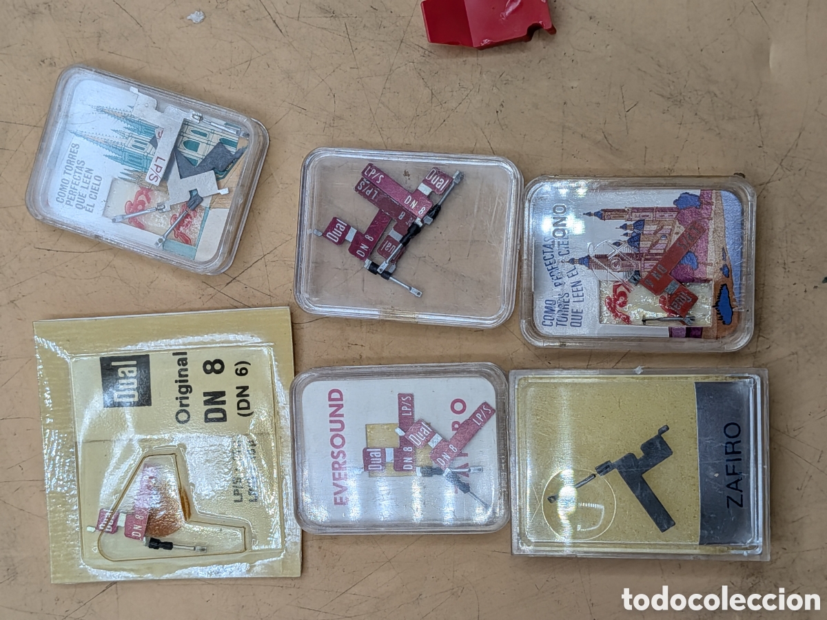Gram&oacute;fonos y gramolas: LOTE DUAL AGUJAS TOCADISCOS COLECCI&Oacute;N - Foto 2