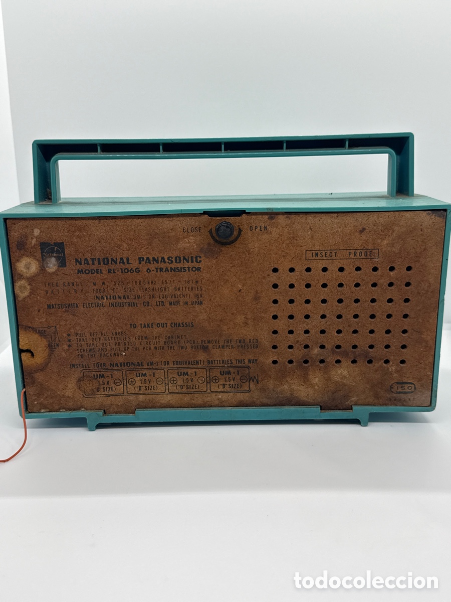 Gram&oacute;fonos y gramolas: Radio Nacional Panasonic Funciona - Foto 4