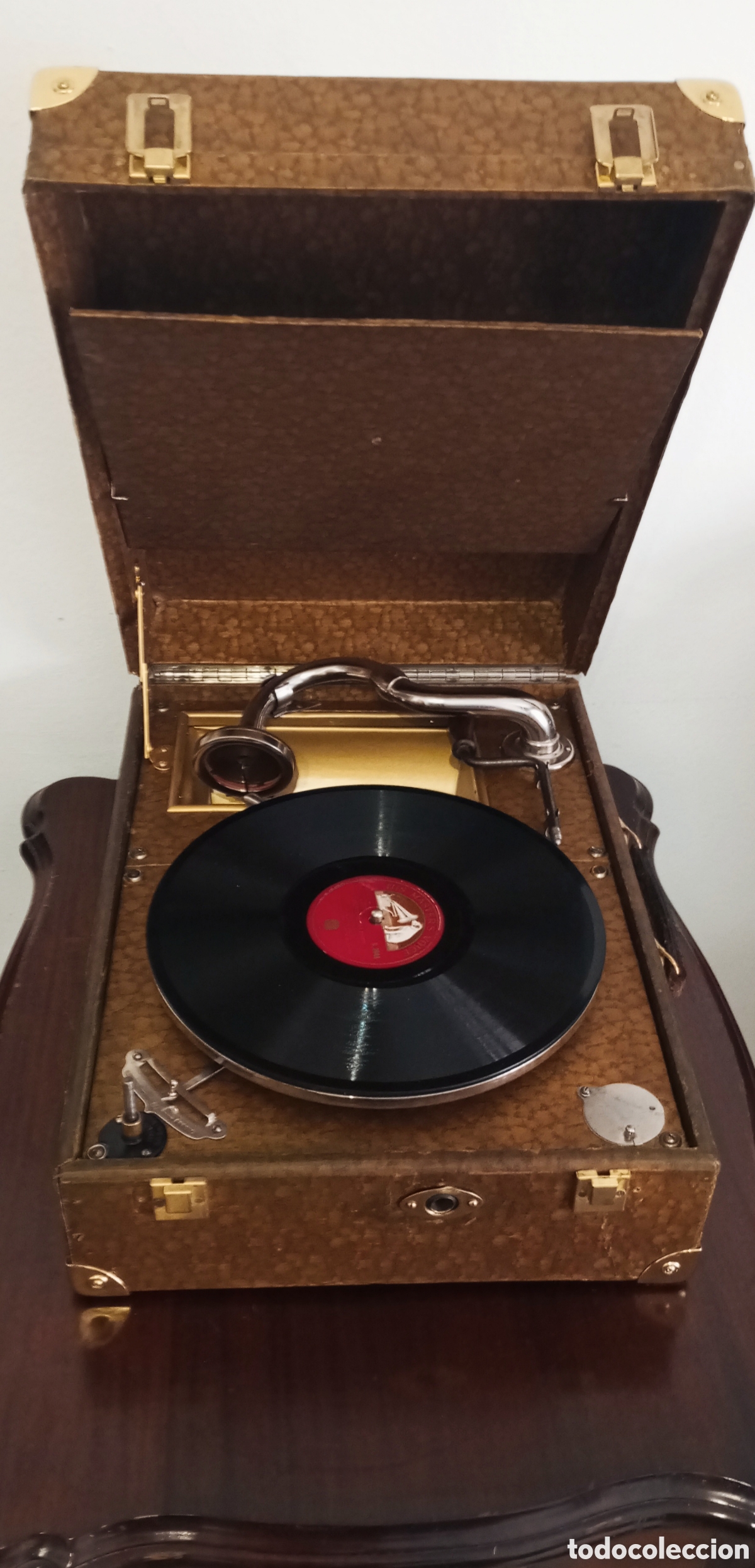 Gram&oacute;fonos y gramolas: GRAMOLA GOLDRING , JUWELE ELECTRO CON MAQUINARIA SUIZA, THORENS N&deg;52 H . A&Ntilde;OS 20. FUNCIONA!!!