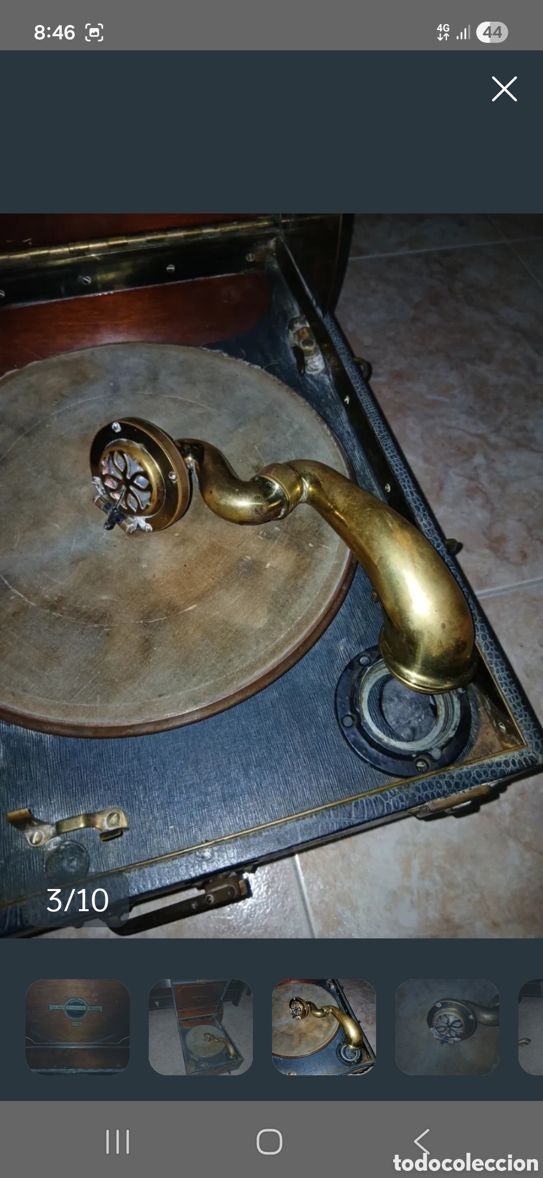 Gram&oacute;fonos y gramolas: Gramofono Columbia Model 113a. Para reparar o piezas. El motor funciona