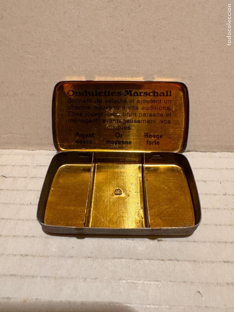 Gram&oacute;fonos y gramolas: CAJA DE AGUJAS GRAM&Oacute;FONO MARSCHALL - Foto 2