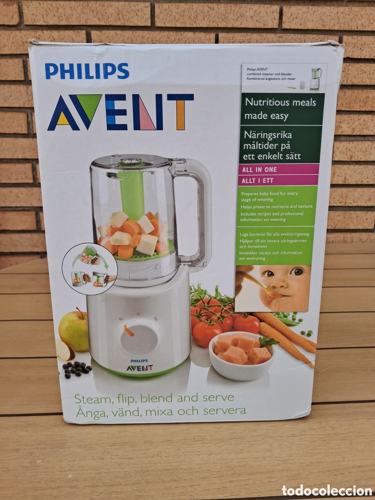 Gram&oacute;fonos y gramolas: Philips Avent vaporera y batidora beb&eacute;