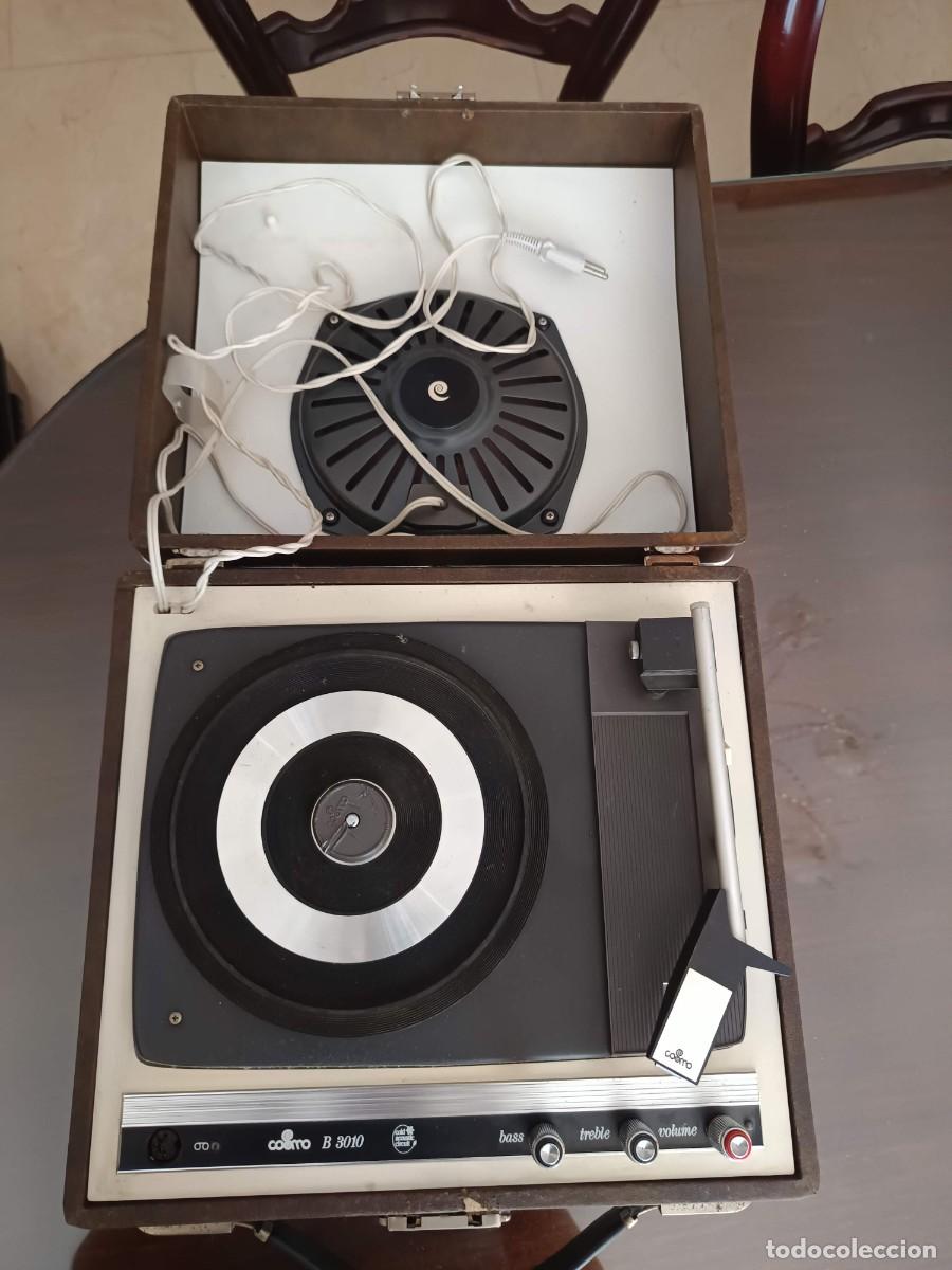 Gram&oacute;fonos y gramolas: tocadiscos port&aacute;til marca cosmo - Foto 3